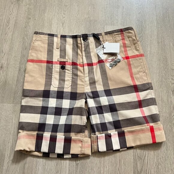 Burberry Other - Burberry Cotton Classic Plaid Shorts W 30 Unisex Kids 14Y Women S also W 30